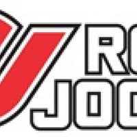 RockJock 2014+ JK Braided Brake Hose Kit Front 35in Long w/ Single Groove End Hoses