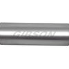 Gibson SFT Superflow Offset/Offset Round Muffler - 6x24in/2.5in Inlet/2.5in Outlet - Stainless