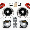 Wilwood Forged Dynalite P/S Park Brake Kit Drilled Red Chevy 12 Bolt-Spec 3.15in Brng Stggrd mt