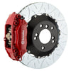 Brembo 06-13 Corvette Z06 Excl CC Brakes Rr GT BBK 4Pist Cast 345x28 2pc Rotor Slot Type3-Red