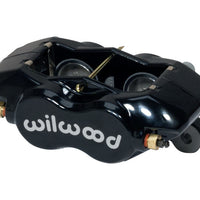 Wilwood Caliper-Forged DynaliteI w/Dust Seal-Black 1.38in Pistons .81in Disc