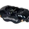 Wilwood Caliper-Forged DynaliteI w/Dust Seal-Black 1.38in Pistons .81in Disc