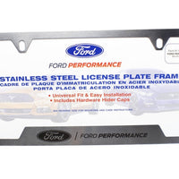 Ford Racing Stainless Steel Ford Performance License Plate Frame