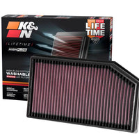 K&N 2018 Jeep Wrangler JL 2.0L/3.6L F/I Drop In Air Filter