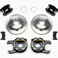 Wilwood D154 P/S Park Brake Kit Chevy 12 Bolt 2.75in Off w/ C-Clips