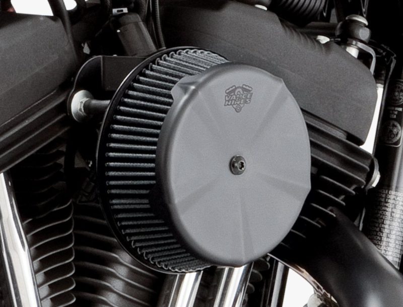 Vance & Hines Black Skullcap Intake Cover