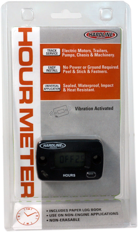 Hardline Hour Meter Vibration Activated