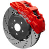 Wilwood SX6R Front Brake Kit 15in Lug Drive Slotted/Drilled Red w/ Lines 10-14 Chevrolet Camaro SS