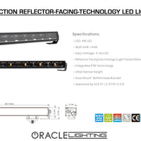 Oracle Lighting Multifunction Reflector-Facing Technology LED Light Bar - 30in SEE WARRANTY