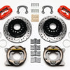 Wilwood Forged Dynalite P/S Park Brake Kit Drilled Red Ford 8.8 Special w/2.50in Offset-5 Lug