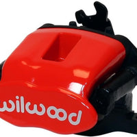 Wilwood Caliper-Combination Parking Brake-Pos 6-L/H-Red 41mm piston .81in Disc