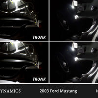 Diode Dynamics 94-04 d Mustang Interior LED Kit Cool White Stage 2