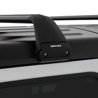 Rhino-Rack 07-22 Jeep Wrangler JK/JL 4 Door Hard Top Vortex SG 2 Bar Roof Rack - Black