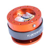 NRG Quick Release Gen 2.0 - Orange Body / Titanium Chrome Ring