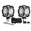 KC HiLiTES 6in. Pro6 Gravity LED Light 20w Single Mount SAE/ECE Driving Beam (Pair Pack System)