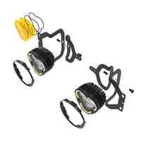 KC HiLiTES FLEX ERA 3 Dual Mode SAE Fog Lights - 2-Light Master Kit for Jeep JL/JT Sport Bumpers