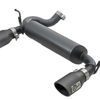 aFe Rebel Series 2.5in 409 SS Axle-Back Exhaust w/ Black Tips 2007+ Jeep Wrangler (JK) V6 3.6L/3.8L