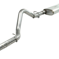 aFe MACHForce XP Exhaust Cat-Back SS-409 04-06 Jeep Wrangler TJ Unl L6 4.0L 2.5in Off-Road No Tip