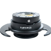 NRG Quick Release Kit Gen 3.0 - Black Body / Black Ring w/ Carbon Fiber Handles