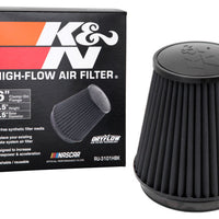 K&N Universal Rubber Filter Round Tapered 6in Flange ID x 7.5in Base OD x 5.25in Top OD x 8in Height