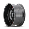 Mayhem 8110 Tripwire 20x10 / 8x170 BP / -19mm Offset / 130.8mm Hub Black w/ Prism Red Wheel