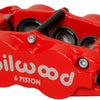 Wilwood Caliper-Forged Narrow Superlite 6R-L/H 1.75/1.25/1.25in Pistons 1.10in Rotor - Red