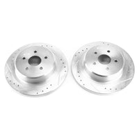 Power Stop Jeep Wrangler BBK Rear Drilled & Slotted Rotor - Pair