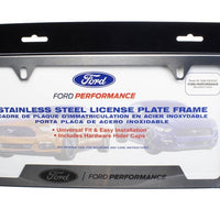 Ford Racing Stainless Steel Ford Performance License Plate Frame