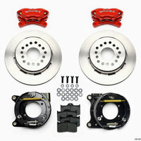 Wilwood Forged Dynalite P/S Park Brake Kit Red 12 Bolt 2.75in offset Staggered Shock