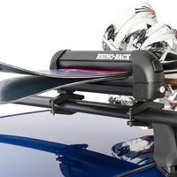 Rhino-Rack Universal Ski/Snowboard Carrier - Fits 3 Pairs of Skis or 2 Snowboards - Black