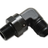 Vibrant -12AN to 3/4in NPT Male Swivel 90 Degree Adapter Fitting