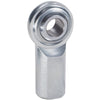 QA1 C Series 2-Pc Rod End - Female/Left Hand - .375in Bore x 3/8-24 - Carbon Steel