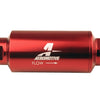 Aeromotive In-Line Filter - (AN-10) 10 Micron Microglass Element Red Anodize Finish