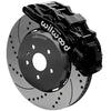 Wilwood SX6R Front Brake Kit 15in Lug Drive Slotted/Drilled Black w/ Lines 10-14 Chevrolet Camaro SS