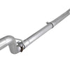 aFe MACH Force-Xp 2-1/2in 409 Stainless Steel Mid-Pipe w/Resonator Delete 18+ Jeep Wrangler JL 3.6L