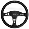 PRP Flat Leather Steering Wheel- Black