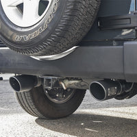 aFe Rebel Series 2.5in 409 SS Axle-Back Exhaust w/ Black Tips 2007+ Jeep Wrangler (JK) V6 3.6L/3.8L