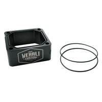 Wehrli 98.5-07 Dodge 5.9L Cummins Billet Intake Spacer Kit - Black Anodized & Engraved Finish