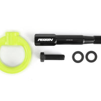 Perrin 15-17 Subaru WRX/STI Tow Hook Kit (Front) - Neon Yellow