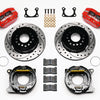 Wilwood Dynapro Dust-Boot P/S Park Brake Kit Drilled Red Big Ford 2.36in Offset