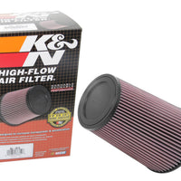 K&N Universal Clamp-On Air Filter 5in FLG / 6-1/2in B / 4-3/8in T / 8-3/4in H