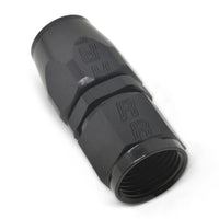 Russell Performance -10 AN Black Straight Full Flow Hose End