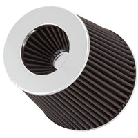 Spectre Adjustable Conical Air Filter 5-1/2in. Tall (Fits 3in. / 3-1/2in. / 4in. Tubes) - Black