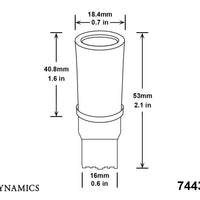 Diode Dynamics 7443 LED Bulb HP48 LED - Amber (Pair)