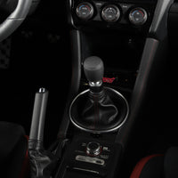 GrimmSpeed Stubby Shift Knob Stainless Steel Black - M12x1.25