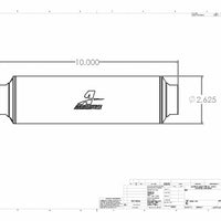 Aeromotive In-Line Filter - AN-16 100 Micron SS Element Extreme Flow