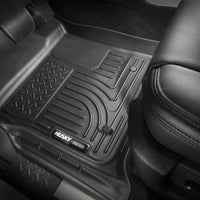 Husky Liners 07-12 Jeep Wrangler WeatherBeater Black Floor Liners