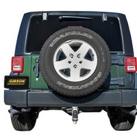 Gibson 07-17 Jeep Wrangler JK Sport 3.8L 2.5in Cat-Back Dual Extreme Exhaust - Black Elite (Ceramic)