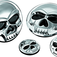 Kuryakyn Replacement Components Zombie Medallions 1in Diameter Chrome