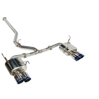 Remark 2022+ Subaru WRX Cat-Back Exhaust w/ Burnt Stainless Tip Cover